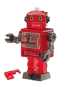 クリスタルパズル✨まとめ売り Amazon | 39ピース クリスタルパズル ブリキ ロボット・イエロー